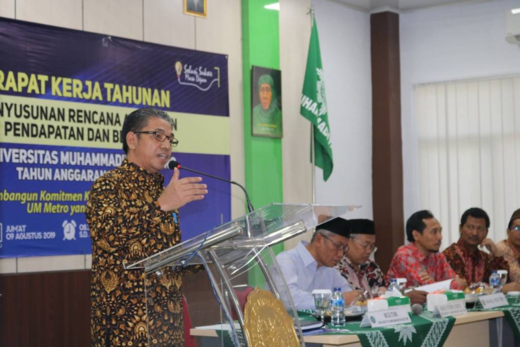 Mewujudkan Tata Kelola Universitas Yang Baik dan Berkemajuan, UM Metro Helat RKT Tahun 2017