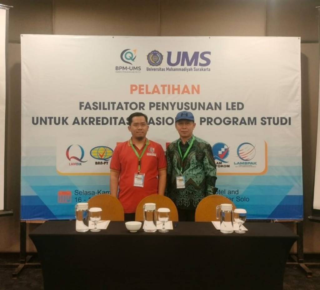LPM UM Metro Ikuti Pelatihan Fasilitator Akreditasi Nasional di Universitas Muhammadiyah Surakarta