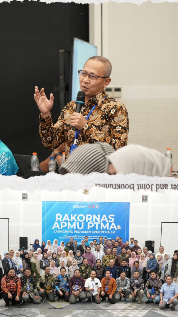 Rektor dan Ketua LPM UM Metro Menghadiri RAKORNAS APMU PTMA di Jember