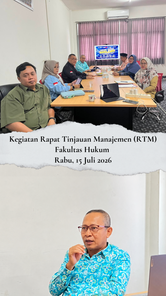 Fakultas Hukum UM Metro Undang Ketua LPM dalam Rapat Tinjauan Manajemen (RTM) Tahun 2026