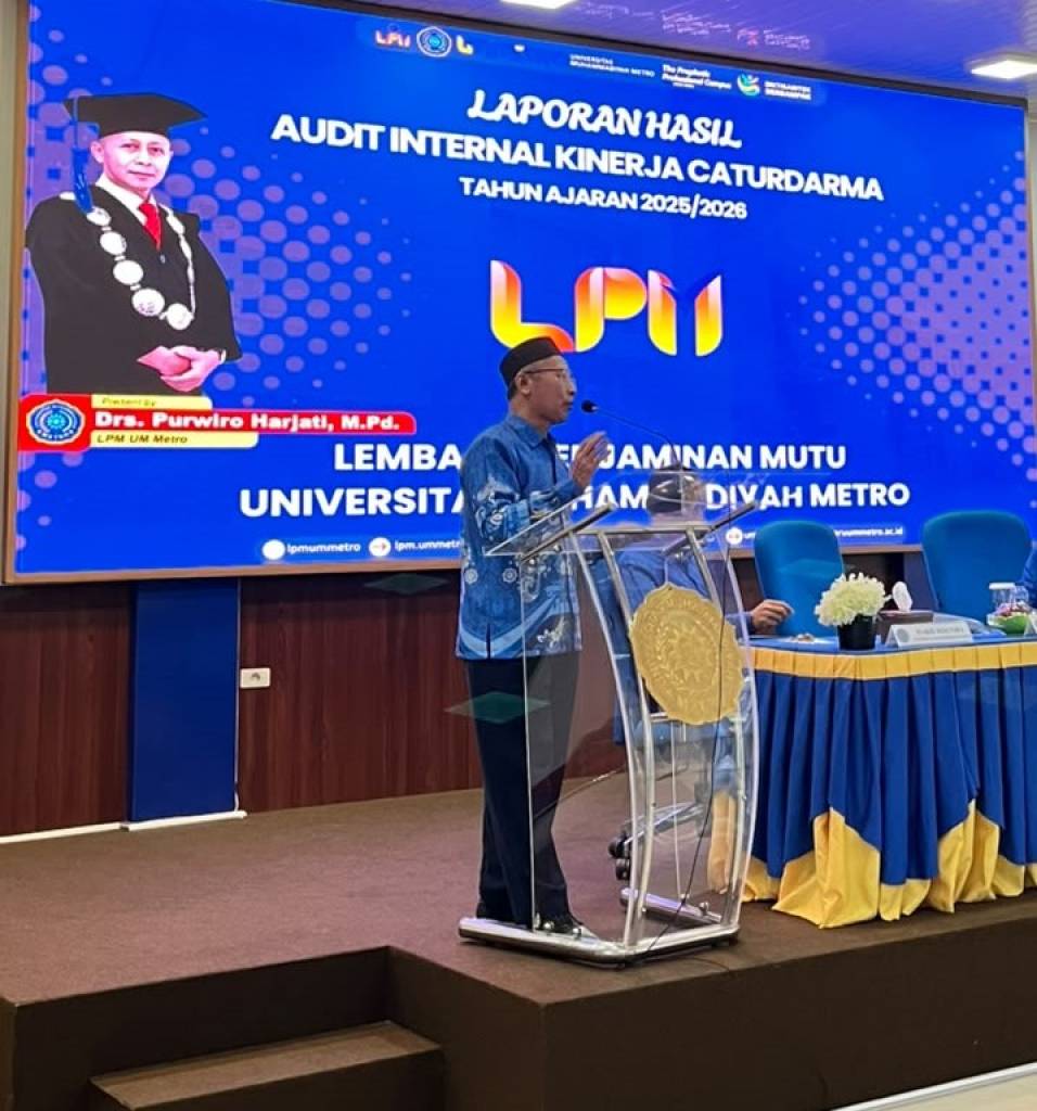LPM UM Metro Evaluasi Kinerja Caturdarma melalui Audit Internal Tahun Akademik 2025/2026